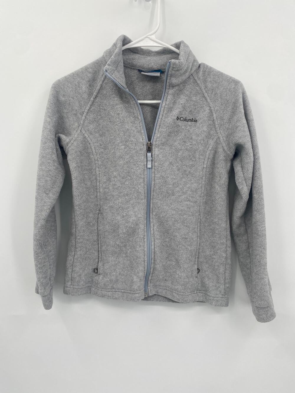 Columbia Sawyer Rapids 2.0 Fleece Jacket for Kids Gray Full Zip M 10/12